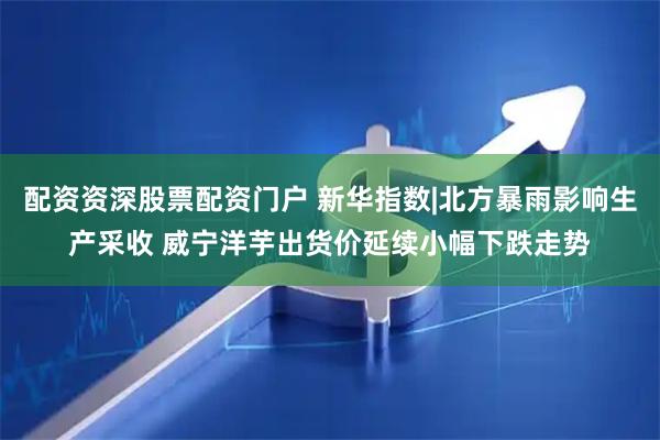 配资资深股票配资门户 新华指数|北方暴雨影响生产采收 威宁洋芋出货价延续小幅下跌走势